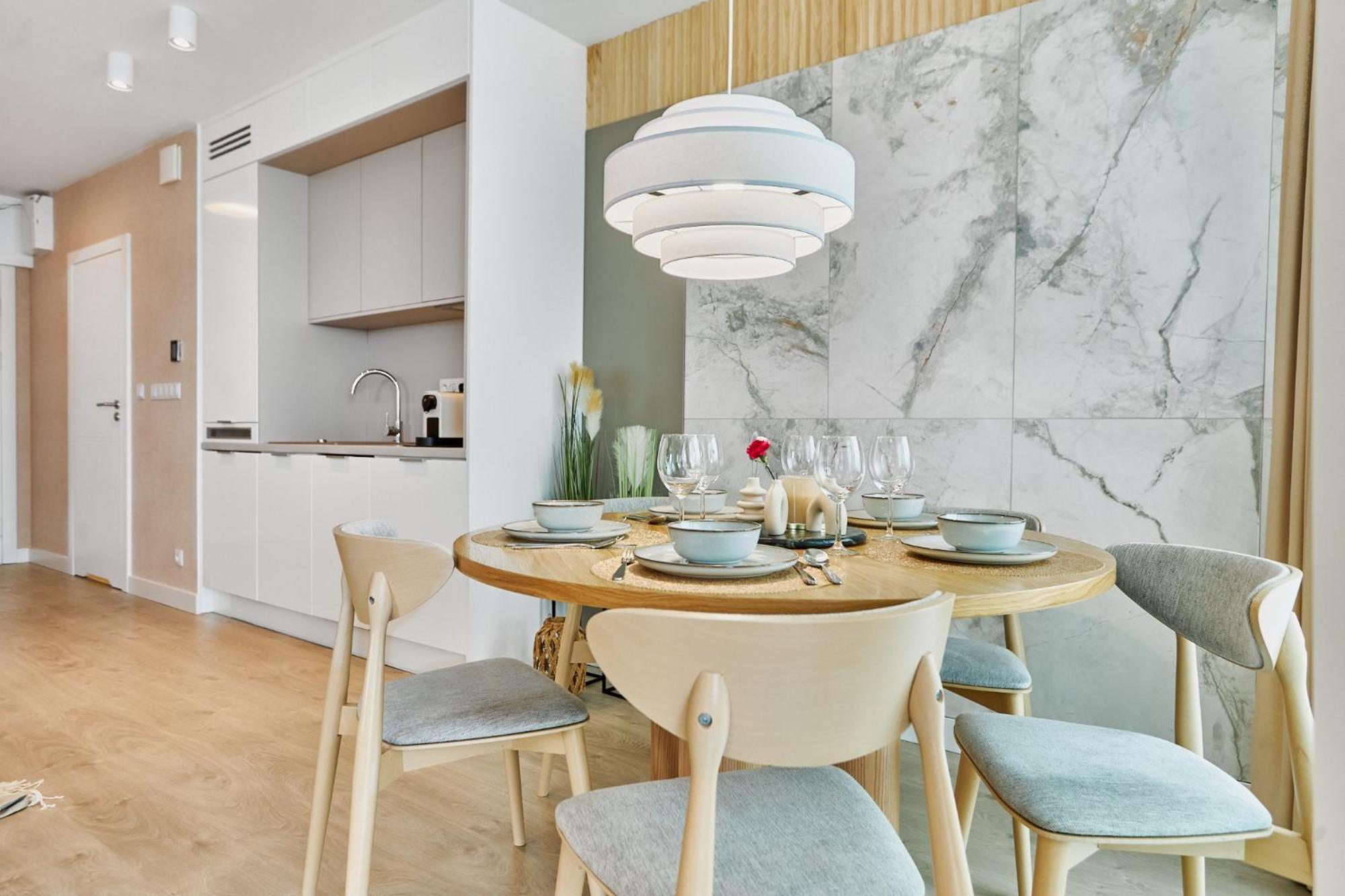 Wave Beachfront Family Apartment Miedzyzdroje Bagian luar foto